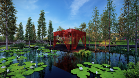 重构公众与自然的对话场所|中山南朗人工湿地